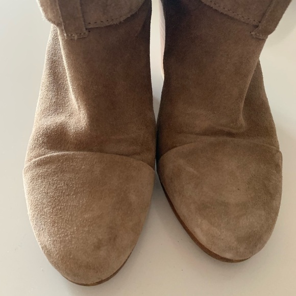 rag & bone Tan Suede Ankle Booties - Picture 10 of 15
